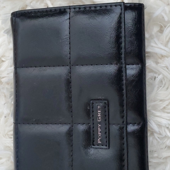 Poppy Grey Fremont Large Bifold Wallet Black - Picture 3 of 7